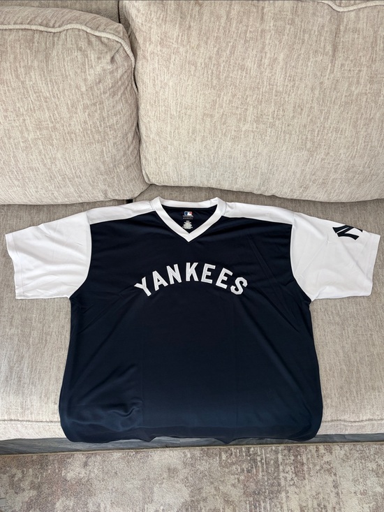 MLB Other - Derek Jeter 2 NY Yankees MLB Cooperstown Collection Baseball Jersey 2XLT NWT